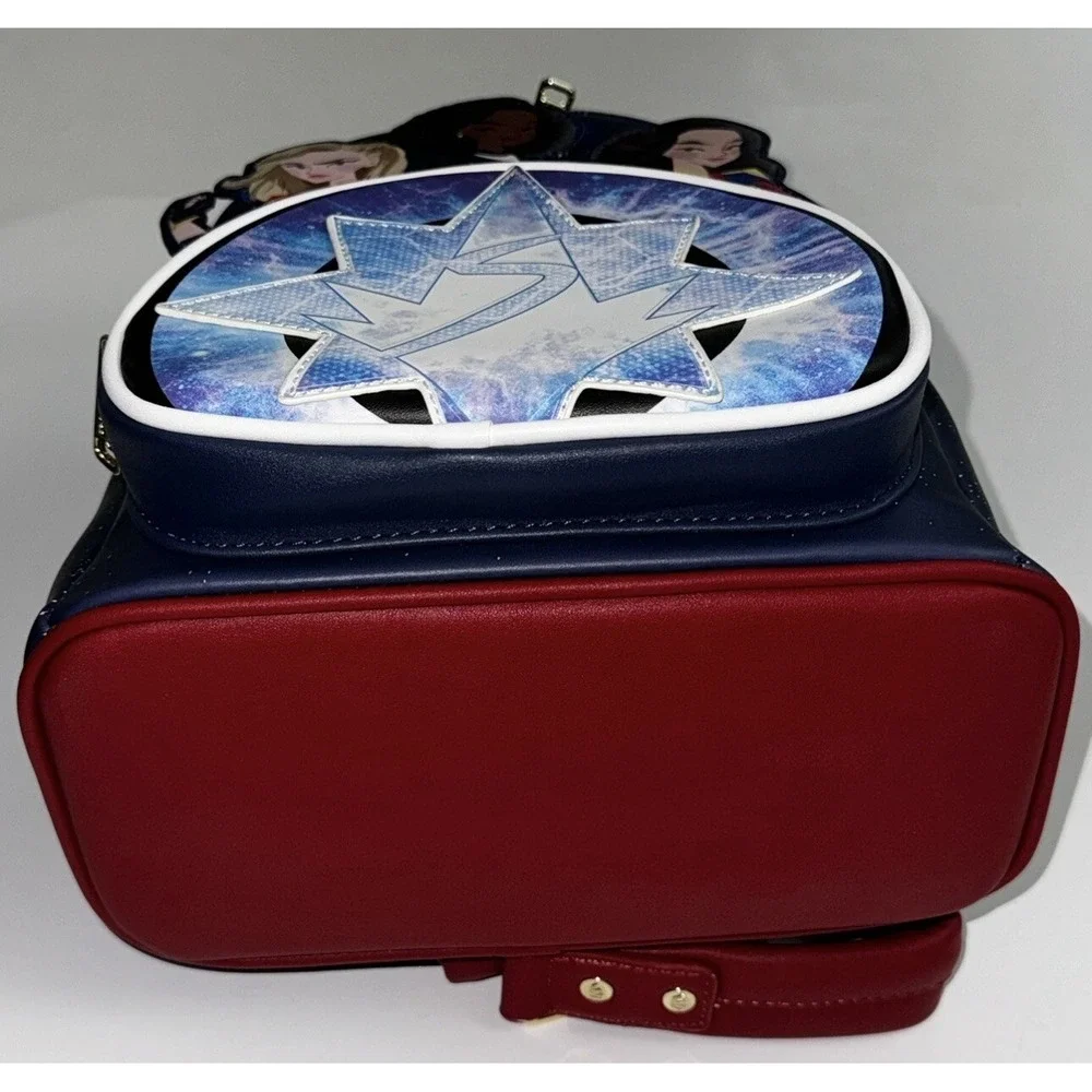 Loungefly Marvel The Marvels Group Mini Backpack Captain Marvel Photon Ms.